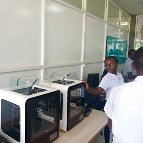 Students exploring data center infrastructure